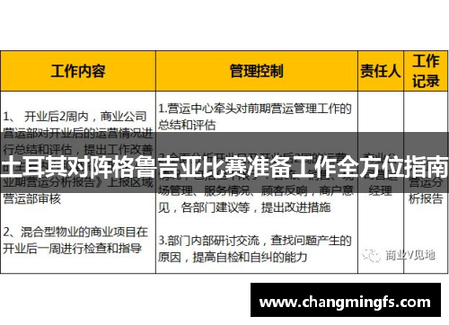 土耳其对阵格鲁吉亚比赛准备工作全方位指南